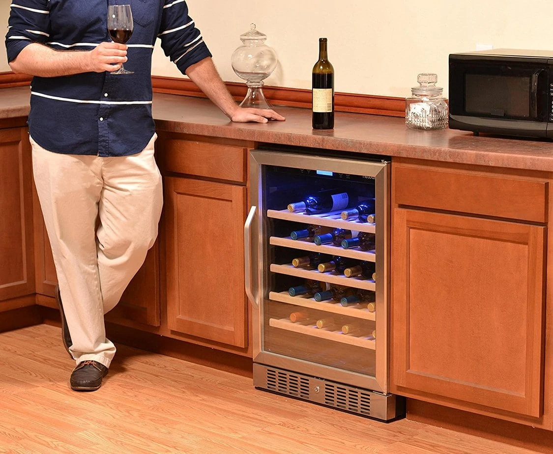 under counter wine cooler - featured image